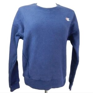 Champion Navy Reverse Weave Pullover